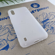 Чохол силіконовий для Samsung A01 / M01 білий (6690) - фото 2 - Чохли для УФ друку