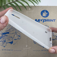 Чохол силіконовий для Samsung A01 / M01 білий (6690) - фото 3 - Чохли для УФ друку