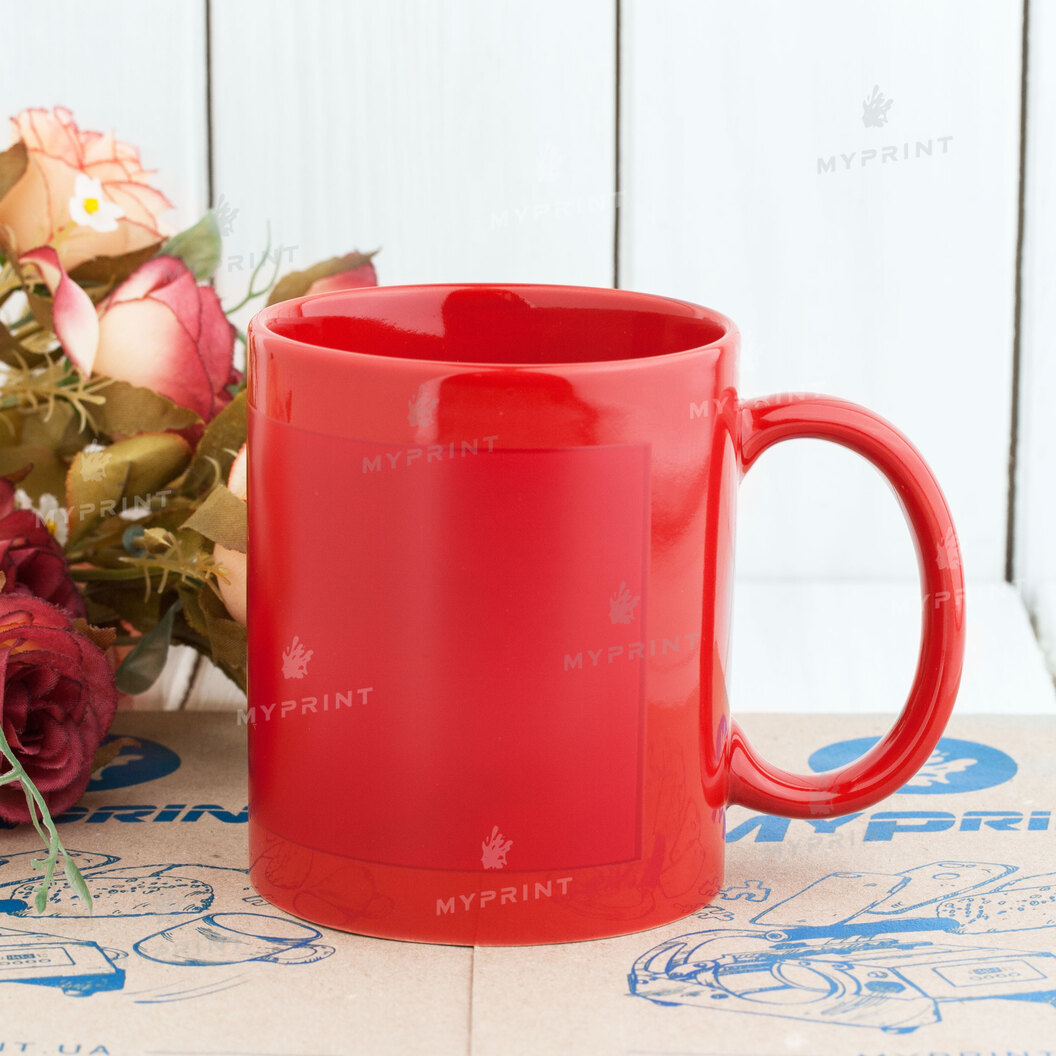 Чашка для сублімації хамелеон з областю для друку червона 11 Oz (330 мл) (7060) - фото 3 Чашка для сублімації хамелеон з областю для друку червона 11 Oz (330 мл) (7060) - фото 3 - Заготовки для сублімації