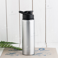 Water bottle for sublimation metallic silver (750 ml) (7055) - фото 3 Water bottle for sublimation metallic silver (750 ml) (7055) - фото 3 - Blanks for sublimation
