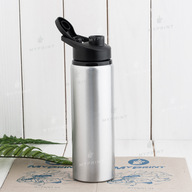 Water bottle for sublimation metallic silver (750 ml) (7055) - фото 4 Water bottle for sublimation metallic silver (750 ml) (7055) - фото 4 - Blanks for sublimation