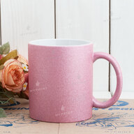 Кружка для сублимации глиттер розовая 11 Oz (330 мл) (6101) - фото 2 Кружка для сублимации глиттер розовая 11 Oz (330 мл) (6101) - фото 2 - Заготовки для сублимации