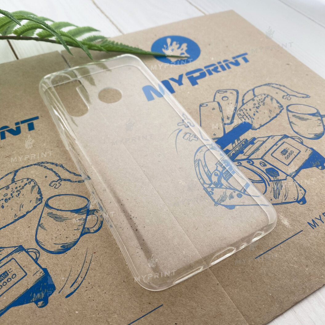 Чохол силіконовий для Realme 5 Pro прозорий (7175) - фото 2 Чохол силіконовий для Realme 5 Pro прозорий (7175) - фото 2 - Чохли для УФ друку
