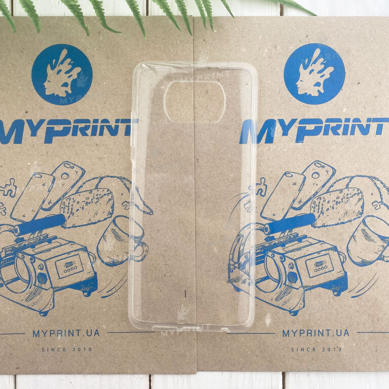 Silicone cover for Xiaomi Poco X3 transparent (7174) 