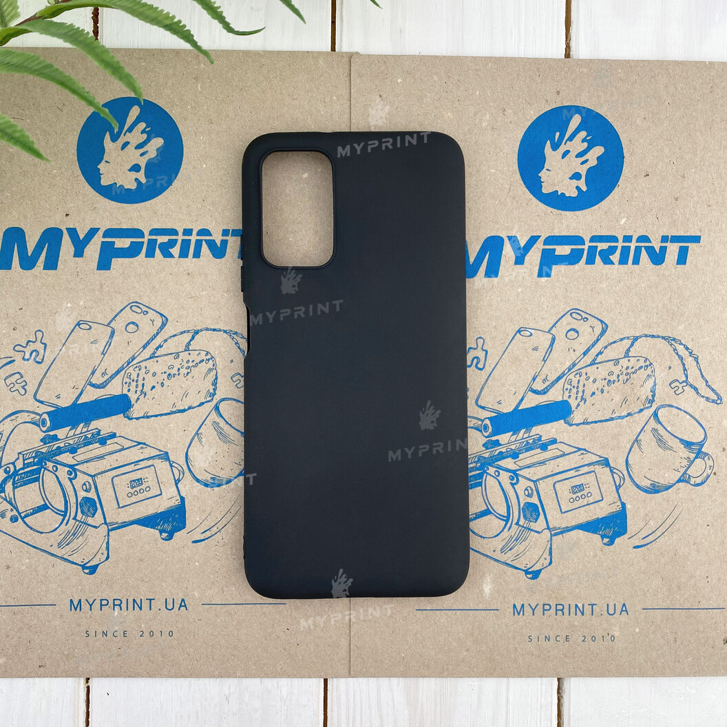 Чохол силіконовий для Xiaomi Redmi Note 9 4G / Redmi 9T / Poco M3 чорний (7171) - фото 1 - Чохли для УФ друку
