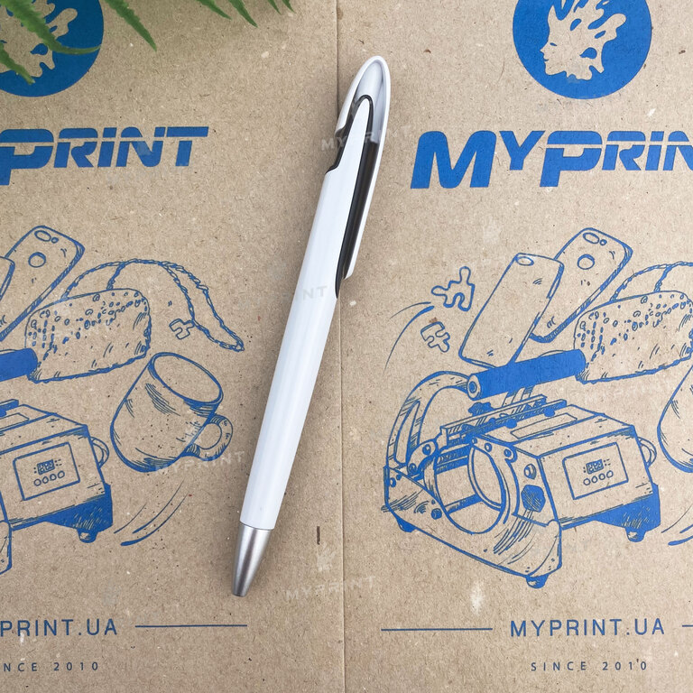 Pen for thermal transfer automatic white with black (7192)  Pen for thermal transfer automatic white with black (7192)