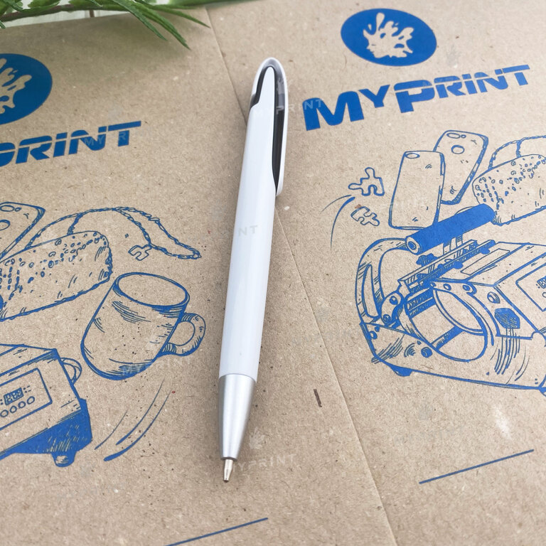 Pen for thermal transfer automatic white with black (7192)  Pen for thermal transfer automatic white with black (7192)