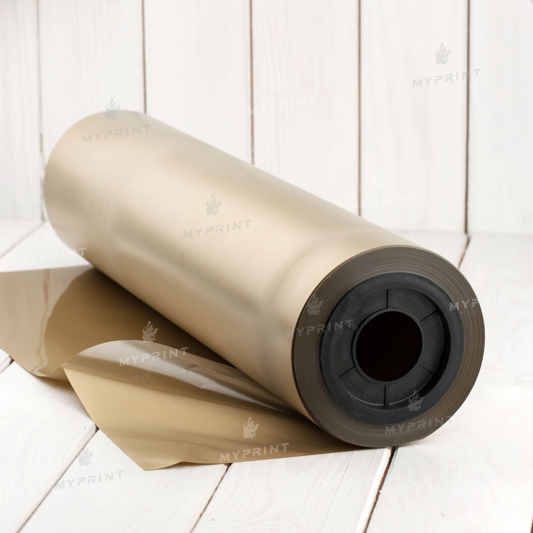 Термотрансферна плівка My Print High Flex PU золотиста 1 пог. м. (1*0,5 м) (7215) - фото 3 Термотрансферна плівка My Print High Flex PU золотиста 1 пог. м. (1*0,5 м) (7215) - фото 3 - Плотери і матеріали для порізки