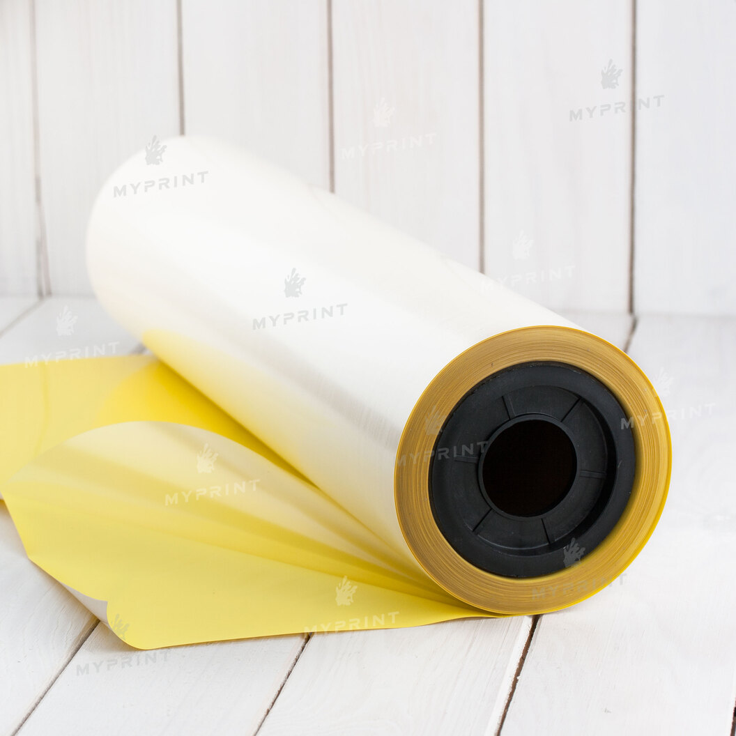 Термотрансферная пленка My Print High Flex PU желтая 1 пог. м. (1*0,5 м) (7222) - фото 3 Термотрансферная пленка My Print High Flex PU желтая 1 пог. м. (1*0,5 м) (7222) - фото 3 - Расходные материалы для печати