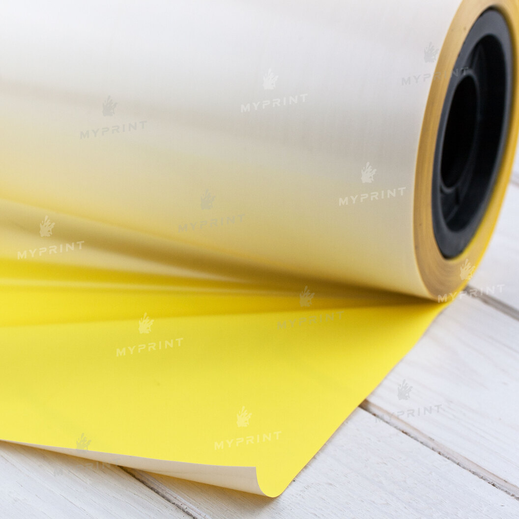 Термотрансферная пленка My Print High Flex PU желтая 1 пог. м. (1*0,5 м) (7222) - фото 4 Термотрансферная пленка My Print High Flex PU желтая 1 пог. м. (1*0,5 м) (7222) - фото 4 - Расходные материалы для печати