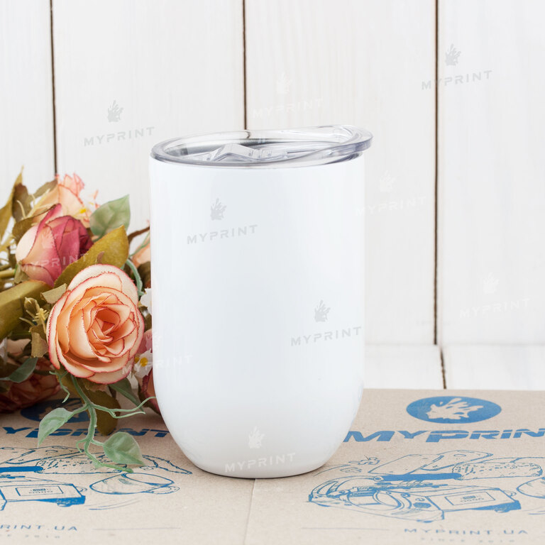 Thermal mug for sublimation metal (steel 304) white (350 ml) (7269)  Thermal mug for sublimation metal (steel 304) white (350 ml) (7269)