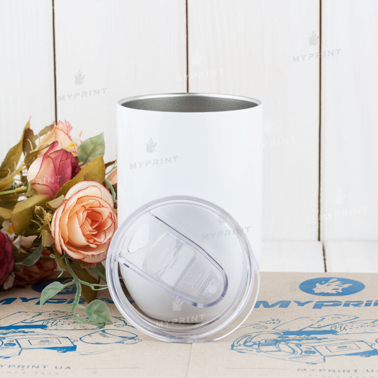 Thermal mug for sublimation metal (steel 304) white (350 ml) (7269)  Thermal mug for sublimation metal (steel 304) white (350 ml) (7269)