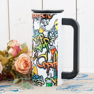 Термокружка для сублимации "Starbucks" белая с ручкой 350 мл (7267) - фото 3 - Заготовки для сублимации