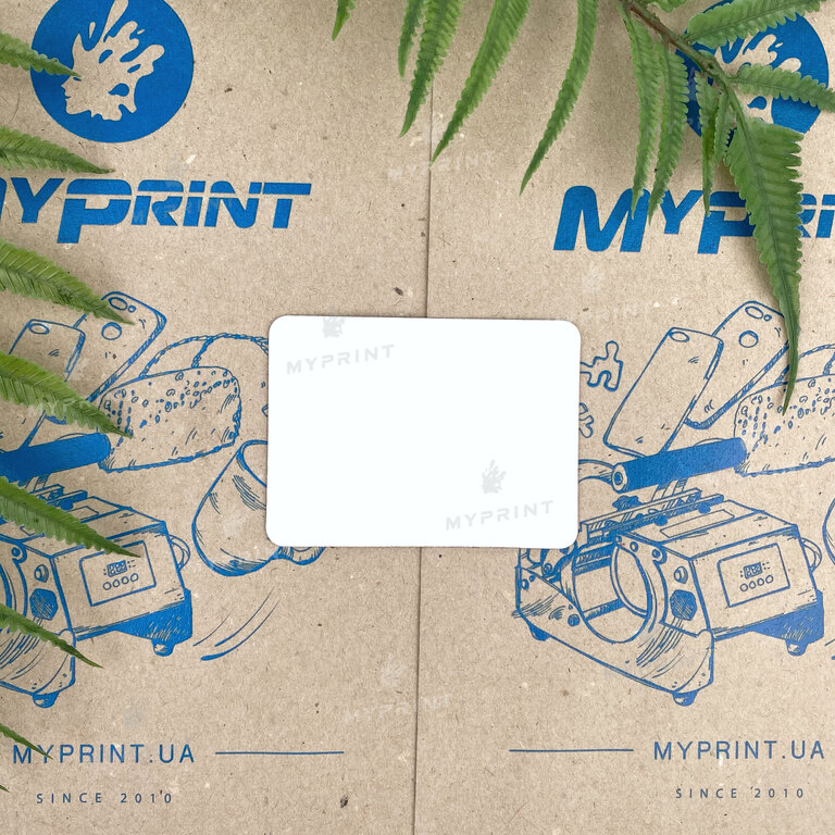 Магнит для сублимации виниловый прямоугольный 5,5*7,5 см (7276) 