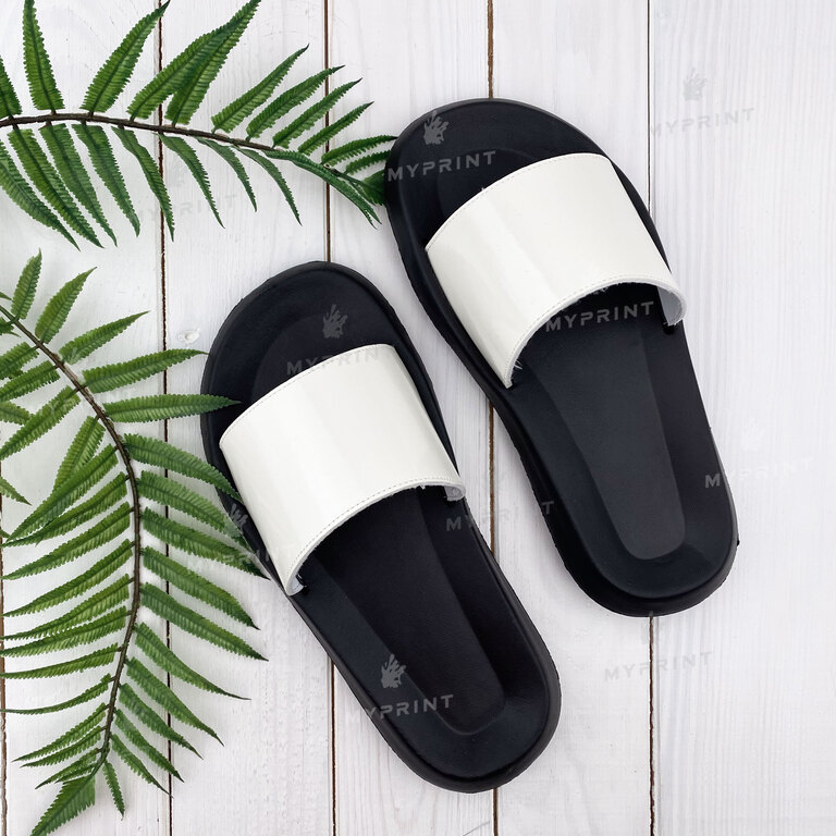 Flip-flops for sublimation with a black sole 45 (27 cm) (7398)  Flip-flops for sublimation with a black sole 45 (27 cm) (7398)