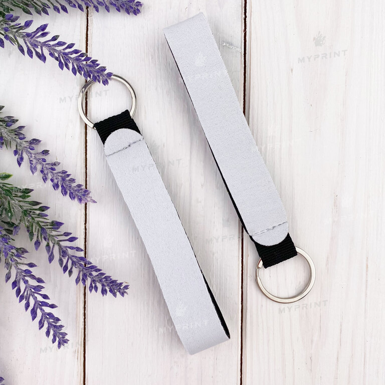 Keychain for sublimation neoprene double-sided rectangular 120*22 mm (7554)  Keychain for sublimation neoprene double-sided rectangular 120*22 mm (7554)