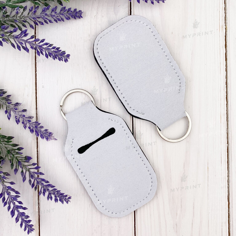 Keychain for sublimation neoprene double-sided rectangular 105*60 mm (7555)  Keychain for sublimation neoprene double-sided rectangular 105*60 mm (7555)