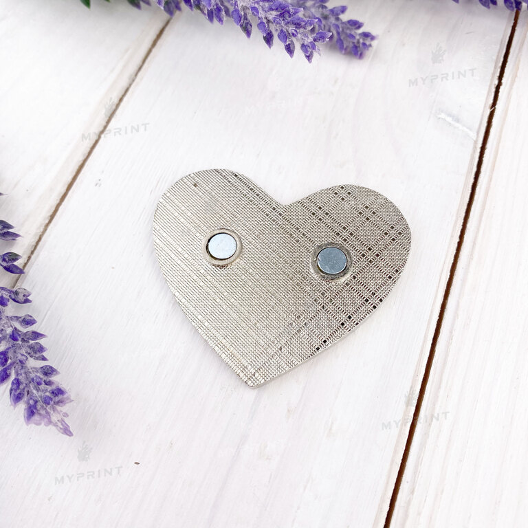 Magnet for sublimation metal heart 5.2*4.5 cm (7536)  Magnet for sublimation metal heart 5.2*4.5 cm (7536)
