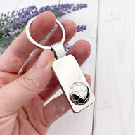 Брелок для сублимации металлический односторонний прямоугольный с мячом 40*19 мм (7617) - фото 3 Брелок для сублимации металлический односторонний прямоугольный с мячом 40*19 мм (7617) - фото 3 - Заготовки для сублимации