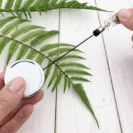 Keychain-retractor for sublimation metal one-sided round d = 33 mm (7623) - фото 3 - Blanks for sublimation