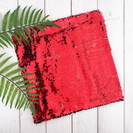 Pillow with sequins for sublimation square 30*30 cm red (7358) - фото 3 Pillow with sequins for sublimation square 30*30 cm red (7358) - фото 3 - Blanks for sublimation