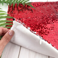 Pillow with sequins for sublimation square 30*30 cm red (7358) - фото 4 Pillow with sequins for sublimation square 30*30 cm red (7358) - фото 4 - Blanks for sublimation