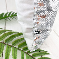 Pillow with sequins for sublimation square 30*30 cm silver (7359) - фото 2 Pillow with sequins for sublimation square 30*30 cm silver (7359) - фото 2 - Blanks for sublimation