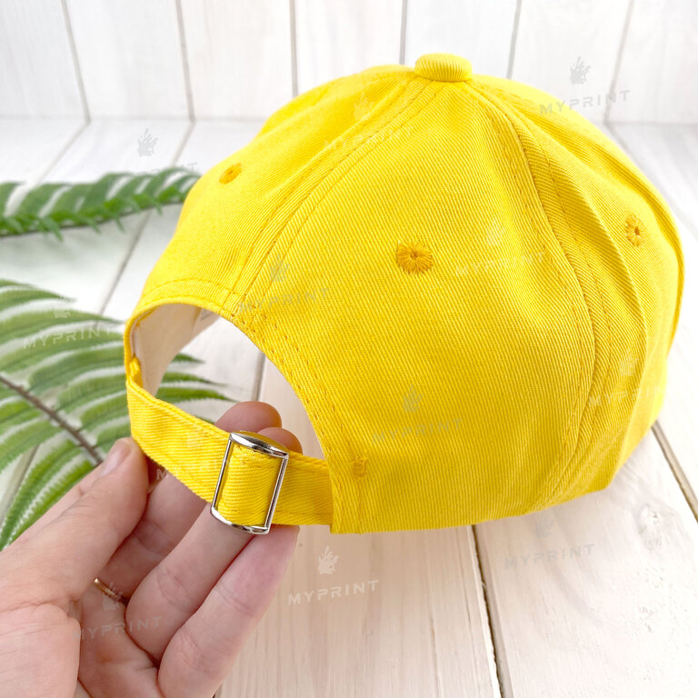 Five-blade cap cotton, children's yellow (7639)  Five-blade cap cotton, children's yellow (7639)