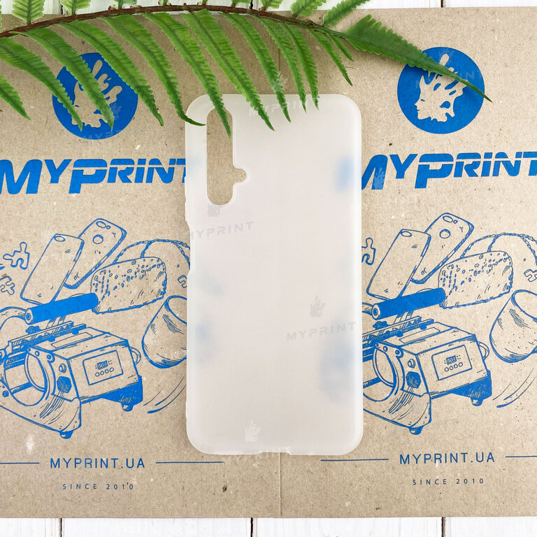 Чохол силіконовий для Huawei Nova 5T білий (7413) 