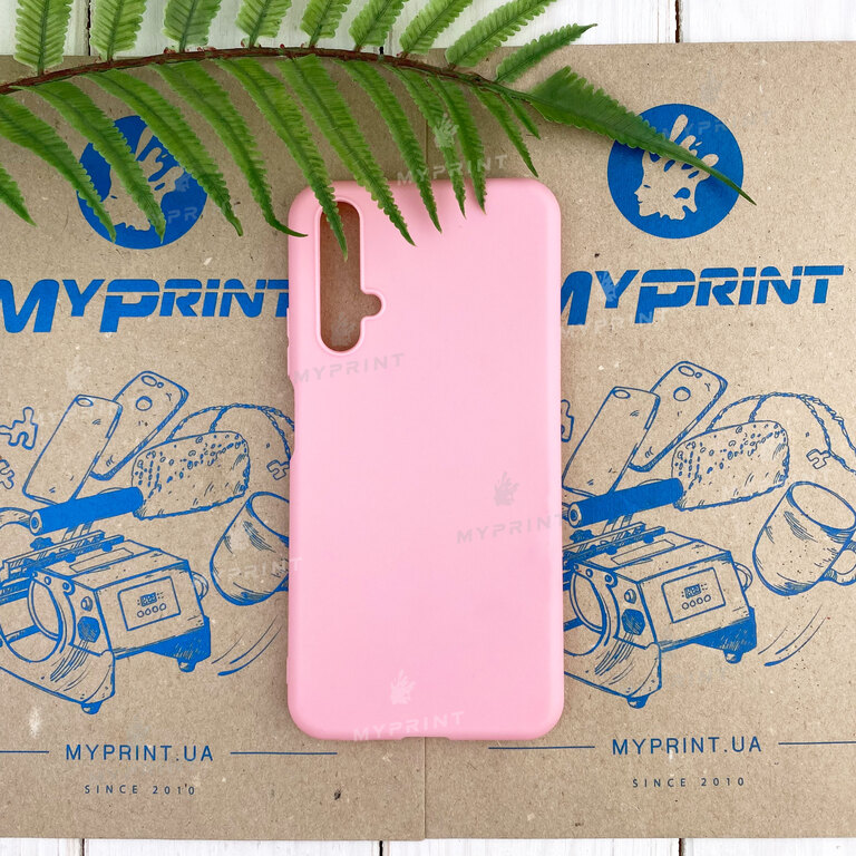 Чохол силіконовий для Huawei Nova 5T рожевий (7414)  Чохол силіконовий для Huawei Nova 5T рожевий (7414)