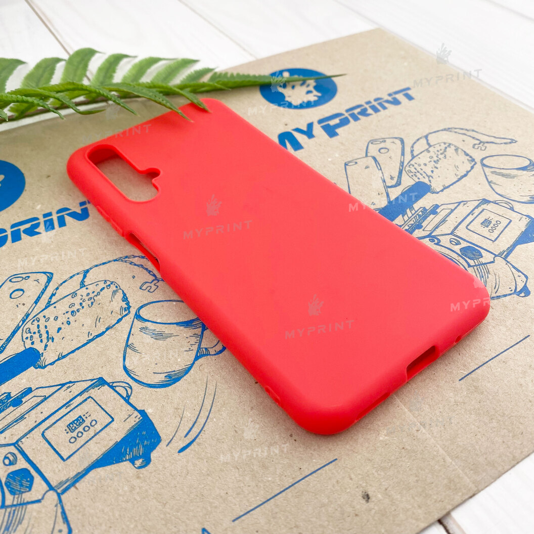Silicone cover for Huawei Nova 5T red (7415) - фото 2 Silicone cover for Huawei Nova 5T red (7415) - фото 2 - Covers for UV printing