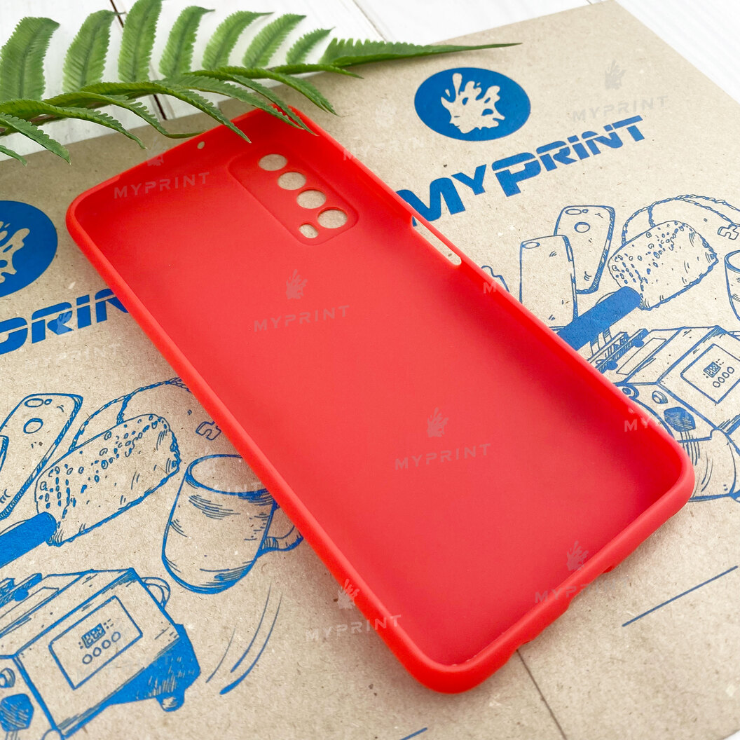 Чохол силіконовий для Huawei P Smart 2021 червоний (7451) - фото 3 Чохол силіконовий для Huawei P Smart 2021 червоний (7451) - фото 3 - Чохли для УФ друку