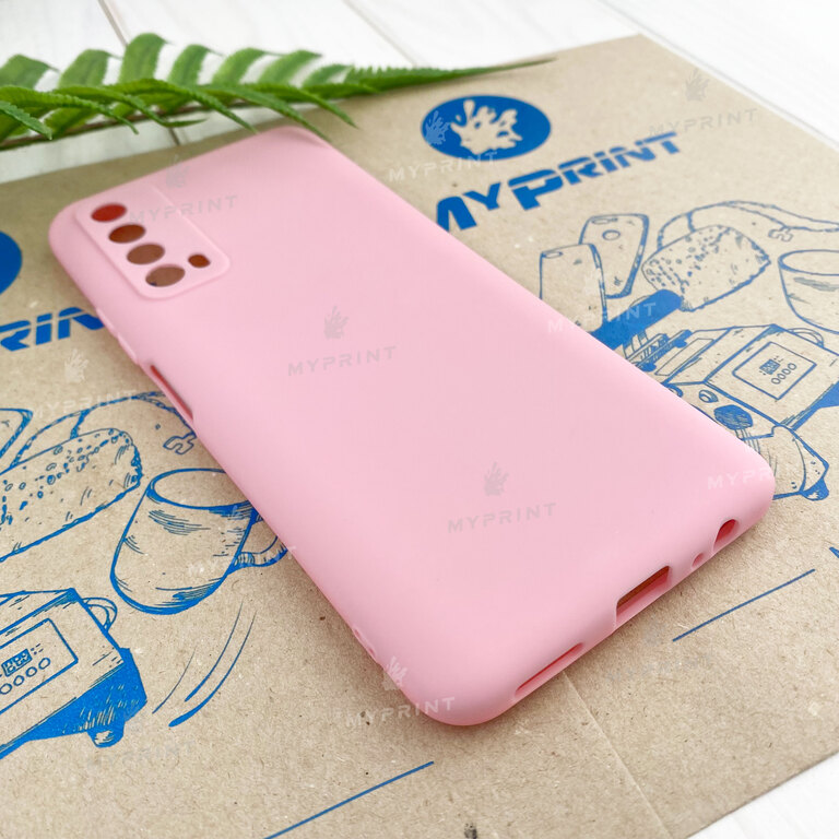 Чохол силіконовий для Huawei P Smart 2021 рожевий (7450)  Чохол силіконовий для Huawei P Smart 2021 рожевий (7450)