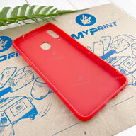 Чохол силіконовий для Samsung A20s червоний (7454) - фото 3 - Чохли для УФ друку