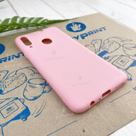 Чохол силіконовий для Samsung A20s рожевий (7455) - фото 2 - Чохли для УФ друку