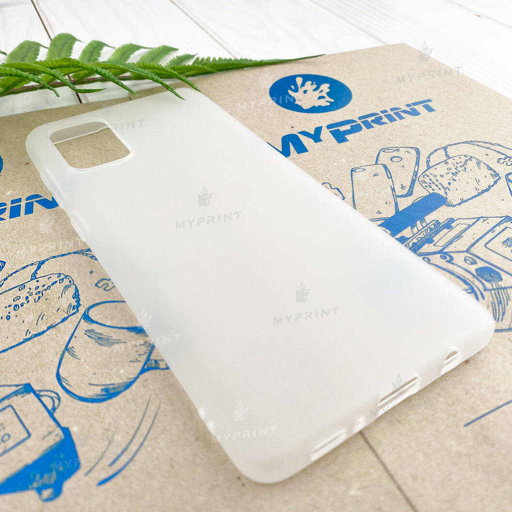 Чохол силіконовий для Samsung A71 білий (7452) - фото 2 Чохол силіконовий для Samsung A71 білий (7452) - фото 2 - Чохли для УФ друку