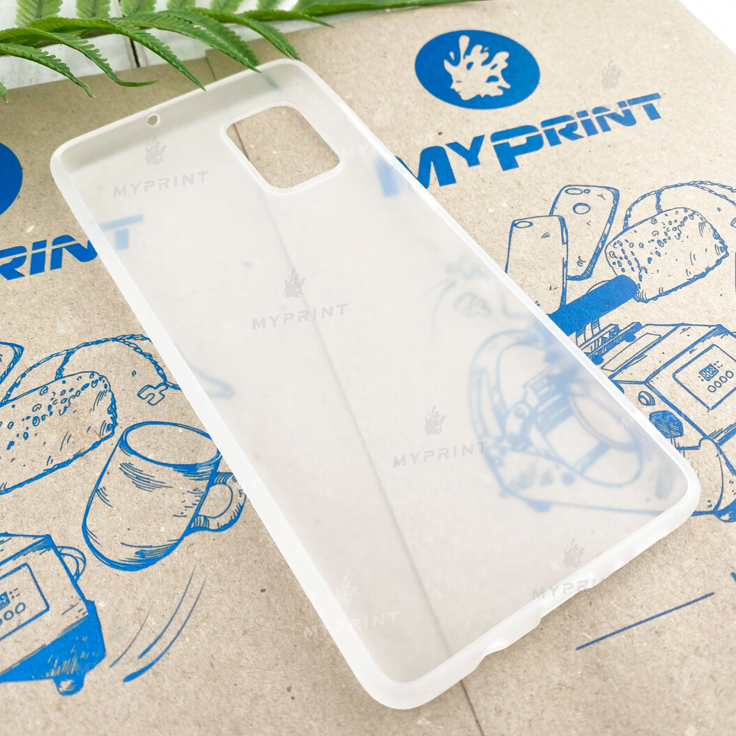 Чохол силіконовий для Samsung A71 білий (7452) - фото 3 Чохол силіконовий для Samsung A71 білий (7452) - фото 3 - Чохли для УФ друку