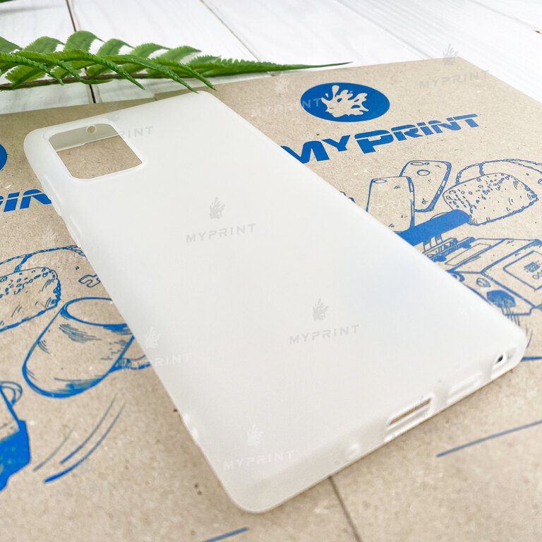 Чохол силіконовий для Samsung Note 20 білий (7416) 