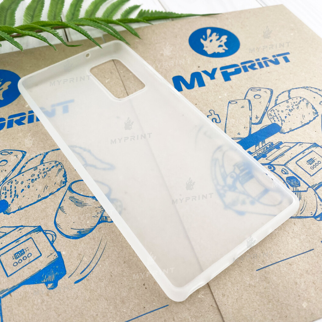 Чохол силіконовий для Samsung Note 20 білий (7416) - фото 3 - Чохли для УФ друку