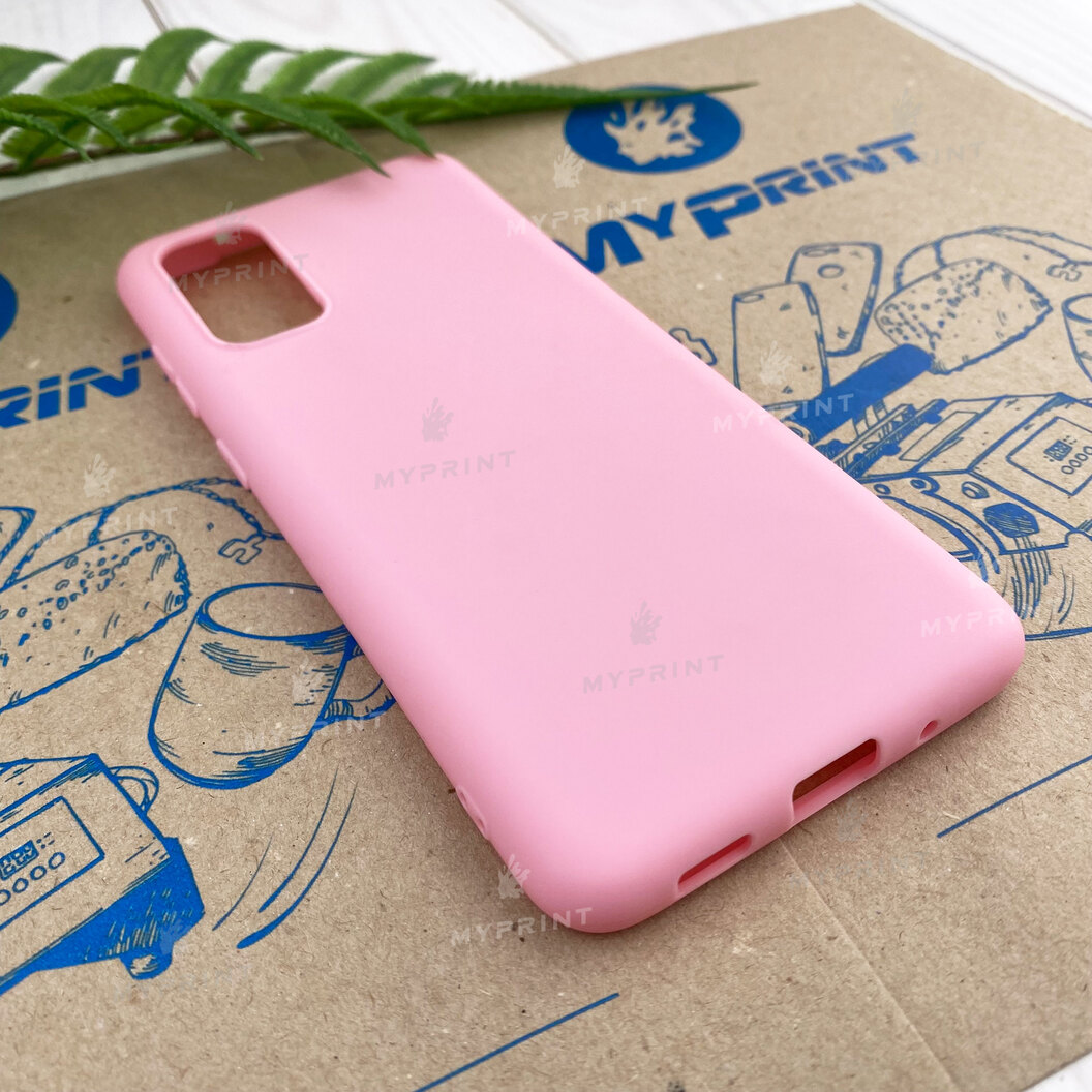Чохол силіконовий для Samsung S20 рожевий (7422) - фото 2 - Чохли для УФ друку
