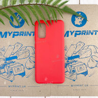 Чохол силіконовий для Samsung S20 червоний (7423) - фото 1 Чохол силіконовий для Samsung S20 червоний (7423) - фото 1 - Чохли для УФ друку