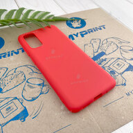 Чохол силіконовий для Samsung S20 червоний (7423) - фото 2 Чохол силіконовий для Samsung S20 червоний (7423) - фото 2 - Чохли для УФ друку