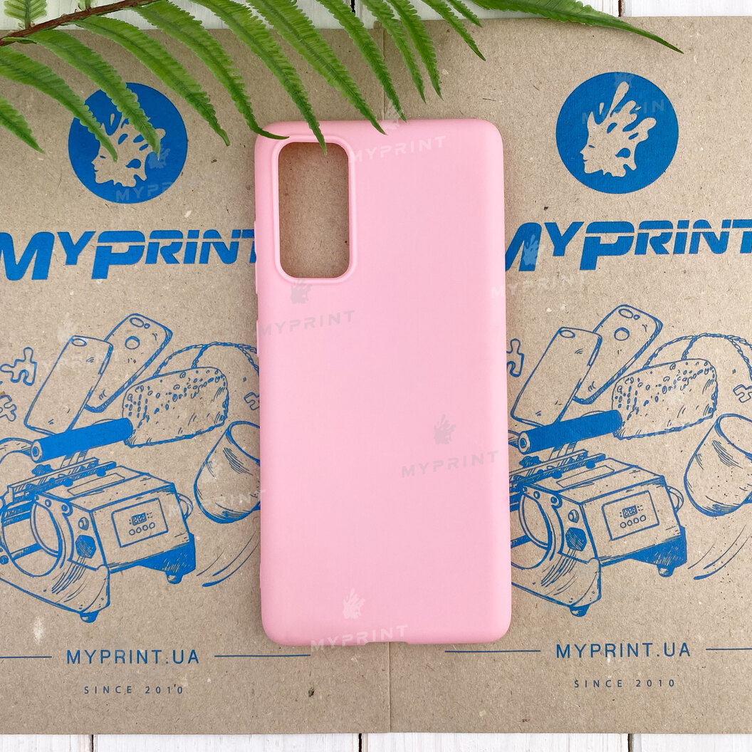 Чохол силіконовий для Samsung S20 FE рожевий (7437) - фото 1 Чохол силіконовий для Samsung S20 FE рожевий (7437) - фото 1 - Чохли для УФ друку