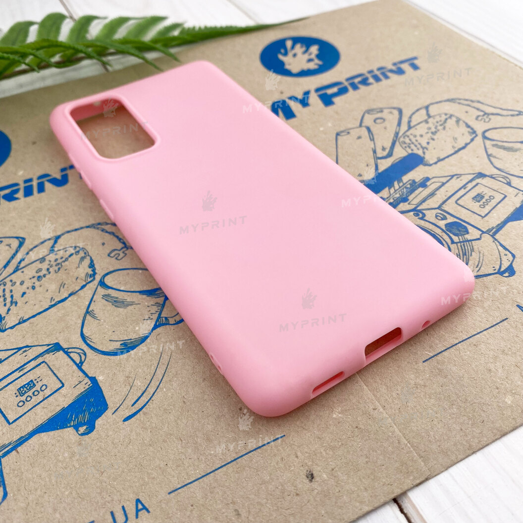 Чохол силіконовий для Samsung S20 FE рожевий (7437) - фото 2 Чохол силіконовий для Samsung S20 FE рожевий (7437) - фото 2 - Чохли для УФ друку