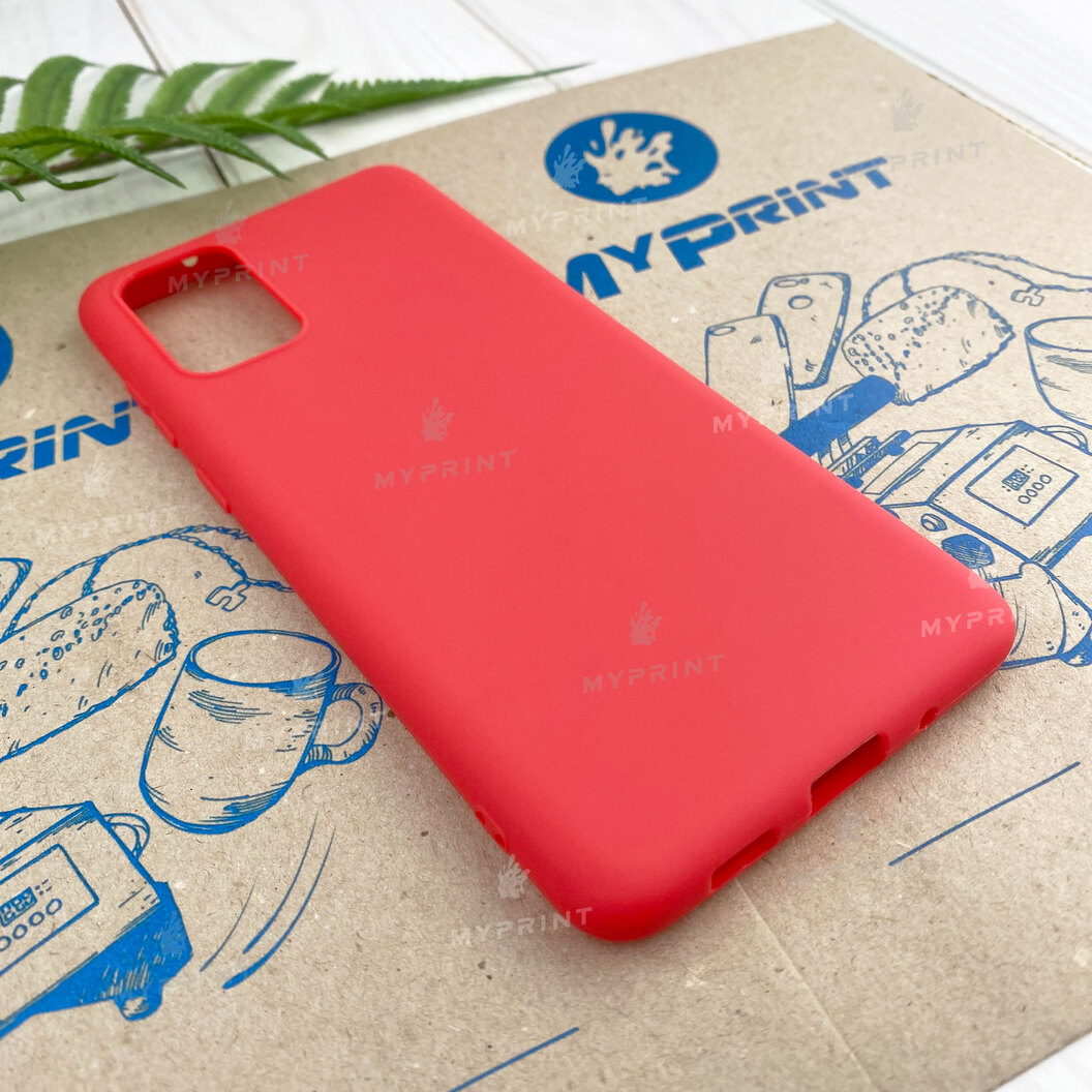 Чохол силіконовий для Samsung S20 Plus червоний (7417) - фото 2 Чохол силіконовий для Samsung S20 Plus червоний (7417) - фото 2 - Чохли для УФ друку