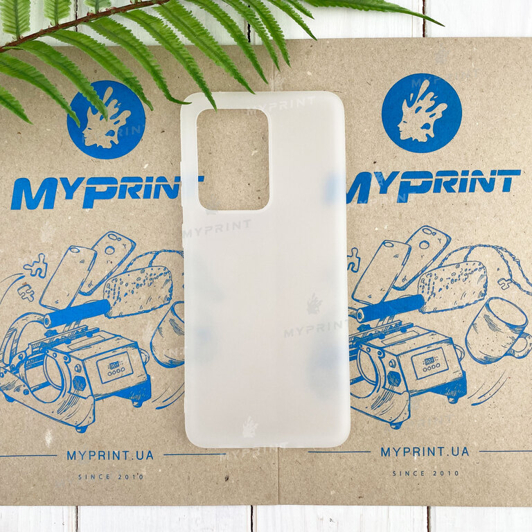 Silicone case for Samsung S20 Ultra white (7419)  Silicone case for Samsung S20 Ultra white (7419)