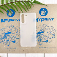 Чохол силіконовий для Samsung S21 білий (7439) - фото 2 - Чохли для УФ друку