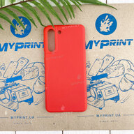 Чохол силіконовий для Samsung S21 червоний (7441) - фото 1 Чохол силіконовий для Samsung S21 червоний (7441) - фото 1 - Чохли для УФ друку