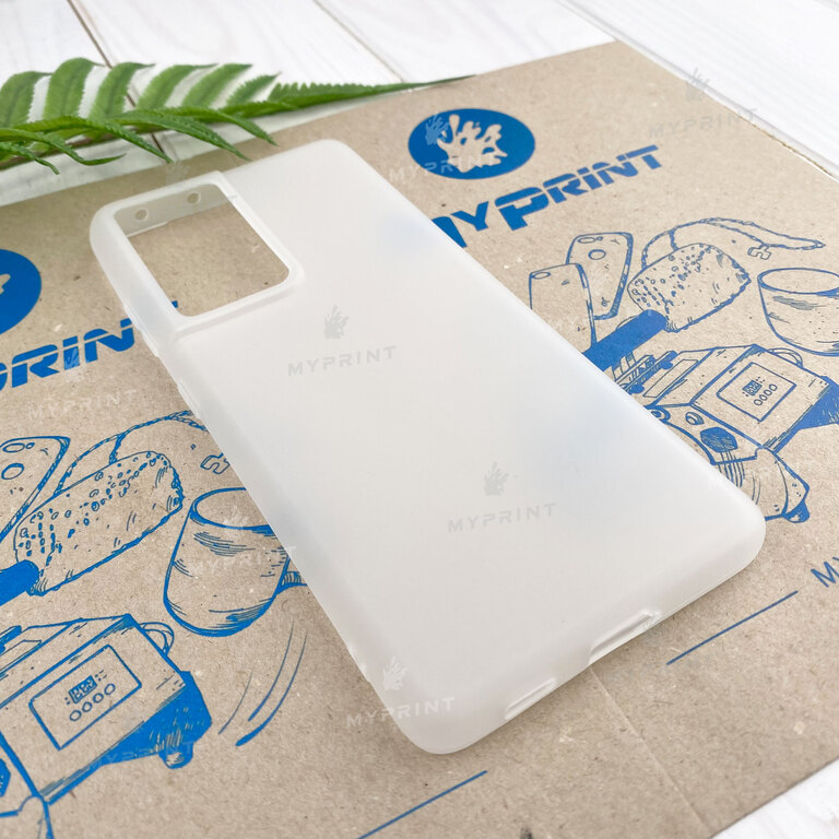 Чохол силіконовий для Samsung S21 Ultra білий (7444) 