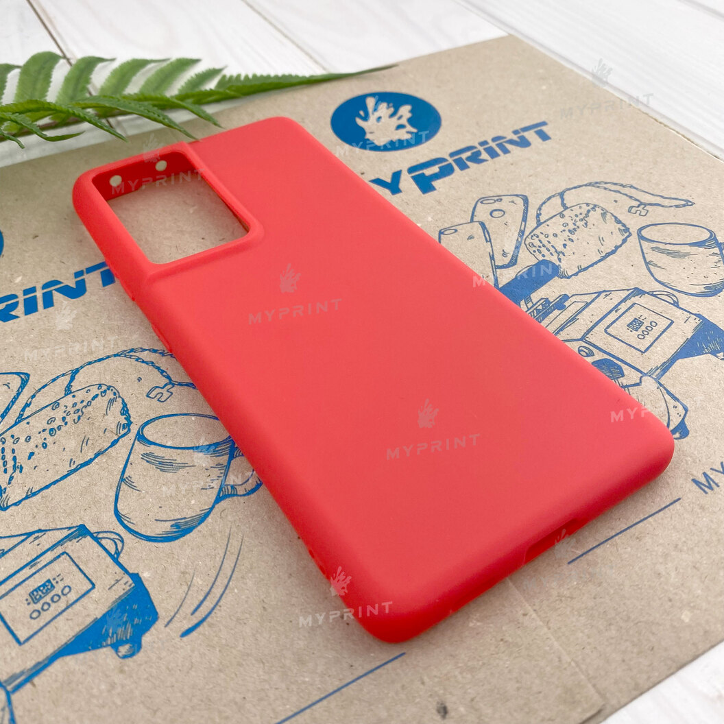 Чохол силіконовий для Samsung S21 Ultra червоний (7446) - фото 2 Чохол силіконовий для Samsung S21 Ultra червоний (7446) - фото 2 - Чохли для УФ друку